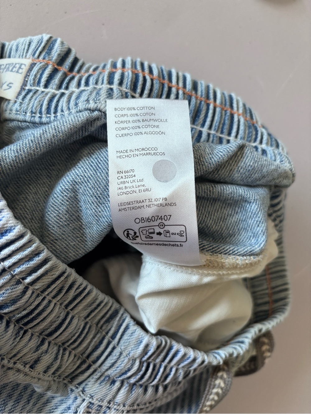 We The Free Bright Eyed Low-Slung Pull-On Barrel Jeans XS $148 - Picture 5 of 7